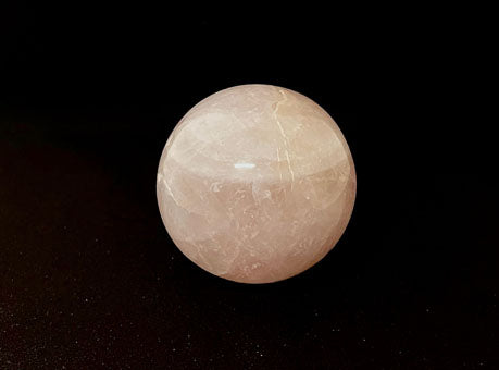 Rose Quartz Ball-125-150g-Light Shade