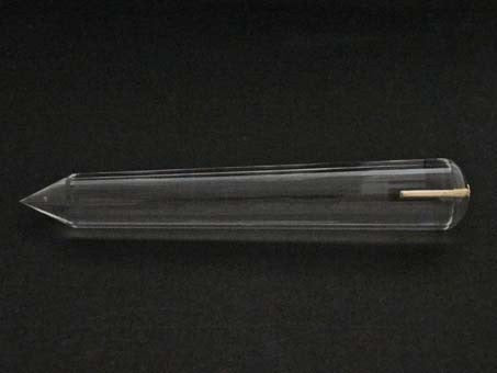 Laser Crystal with Gold-19 cm-250 g-G362IADSE