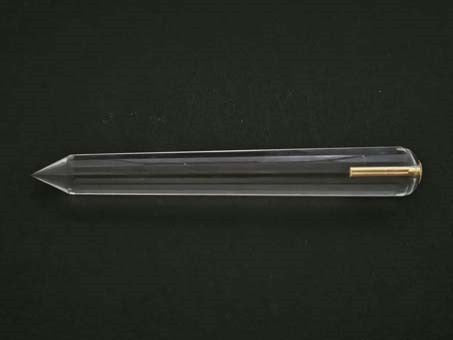 Laser Crystal with Gold-15 cm-90 g-G371EDSA