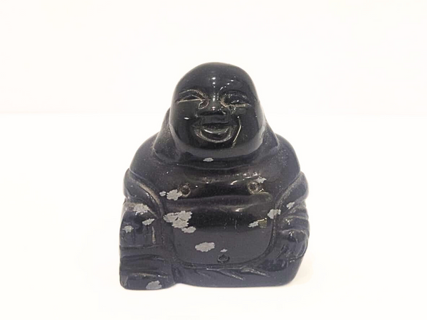 Laughing Buddha-Black Obsidian-75-100g