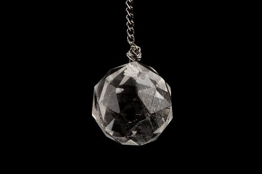 Crystal Faceted Ball Pendulum