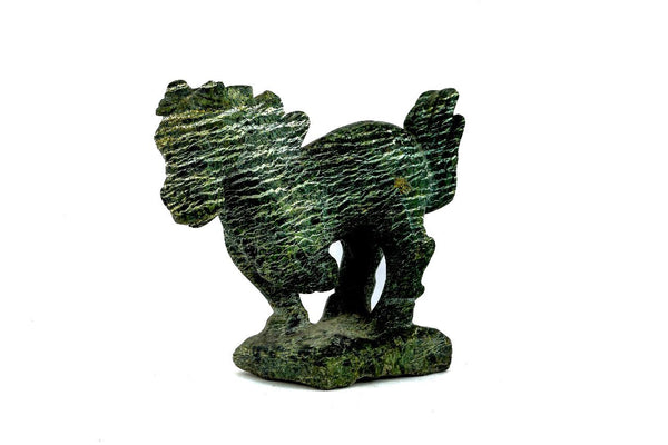 Moss Agate Running Horse