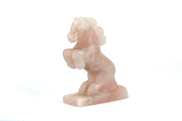 Rose Quartz Running Horse