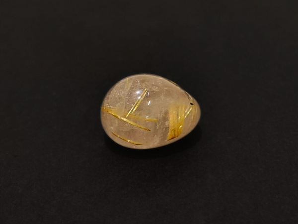 Golden Rutilated Quartz Tumbled Stone