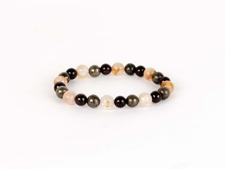 Prosperity Combo Bracelet: Citrine Garnet Pyrite