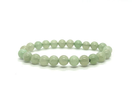 Green Jade Beads Bracelet