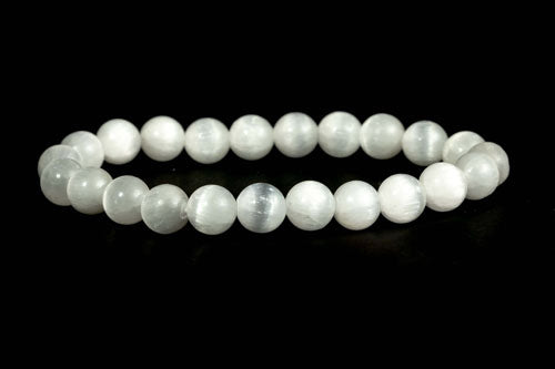 Selenite Beads Bracelet