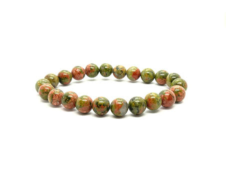 Unakite Beads Bracelet