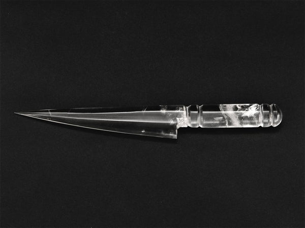 Crystal Knife with few inclusion  - 17 - 19 cm