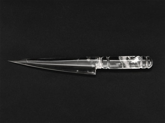 Crystal Knife with few inclusion  - 13 - 15 cm