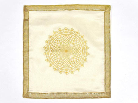Ahimsa Silk Meditation Mat - Gold