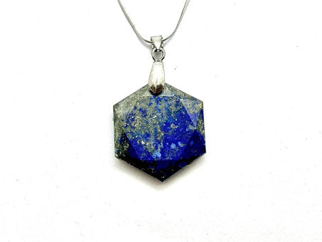 Lapis Lazuli Star of David Pendant-Hook