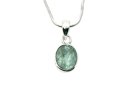 Silver Pendants - Aquamarine