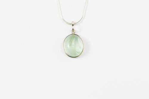 Silver Pendants - Green Fluorite